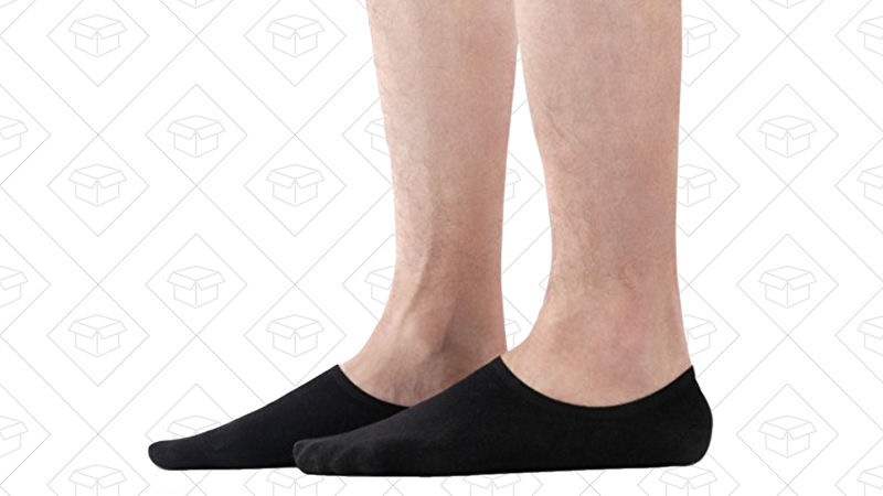 David Archy 6-Pack No-Show Socks, $12 with code H548MN68